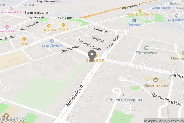 ATA Cykelservice - Malmö karta