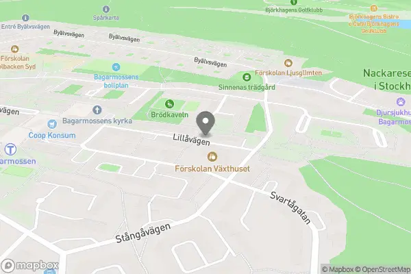 Bagarmossens Cykelkök - Bagarmossen karta