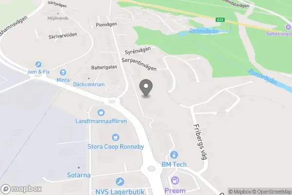 BIKEPOINT Cykel & Fritid AB - Ronneby karta