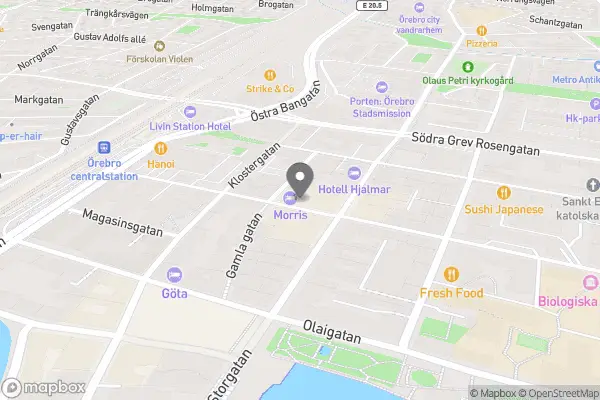CykelHandlar´n i Örebro - Örebro karta
