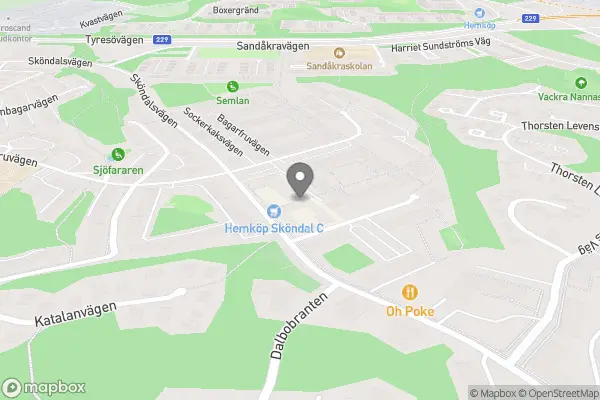 Cykelpump - Sköndal karta