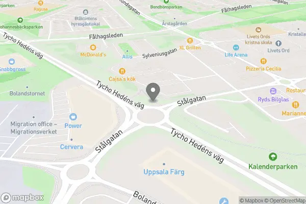 cykelpump - Uppsala karta