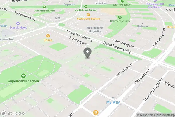 Cykelpump - Uppsala karta