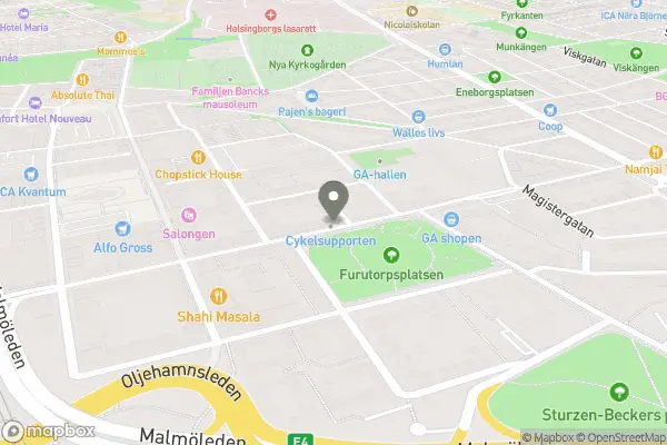 Cykelsupporten - Helsingborg karta