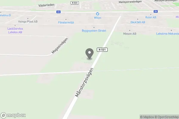 Cykelvård & Motor i Laholm AB - Laholm karta