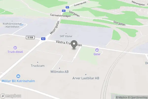 Ekman & Davidsson AB - Katrineholm karta
