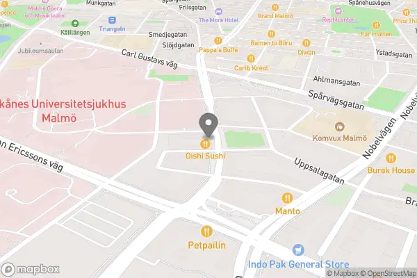Fardin Cykel Service - Malmö karta