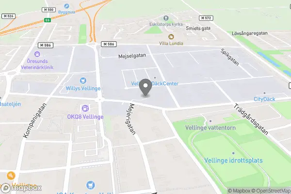 Hjulverkstan i Vellinge - Vellinge karta
