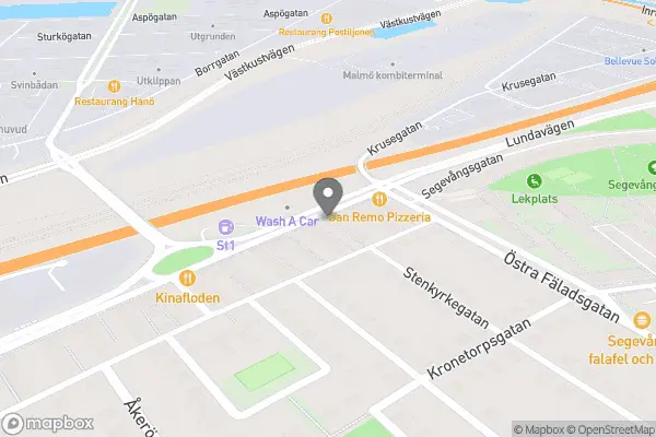HM Cykelservice - Malmö karta