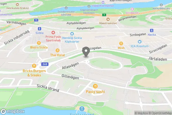 Jodama Cykelservice - Nacka karta