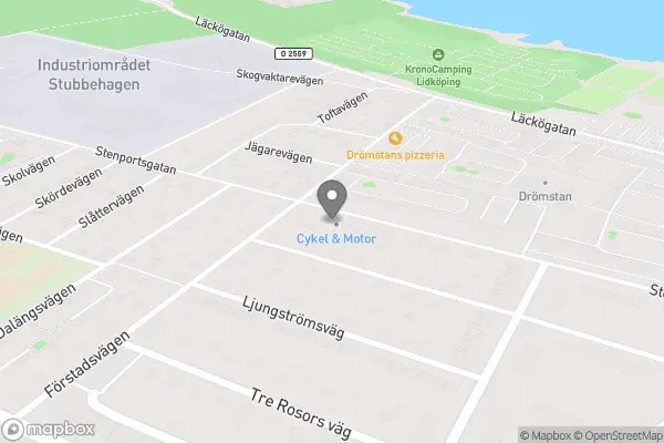 Lidköpings Cykeltjänst AB - Lidköping karta