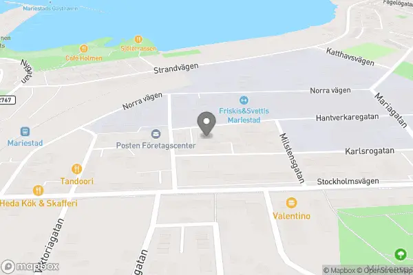 Madlyckans Cykelverkstad - Mariestad karta