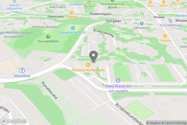 Milans Cykelservice - Solna karta