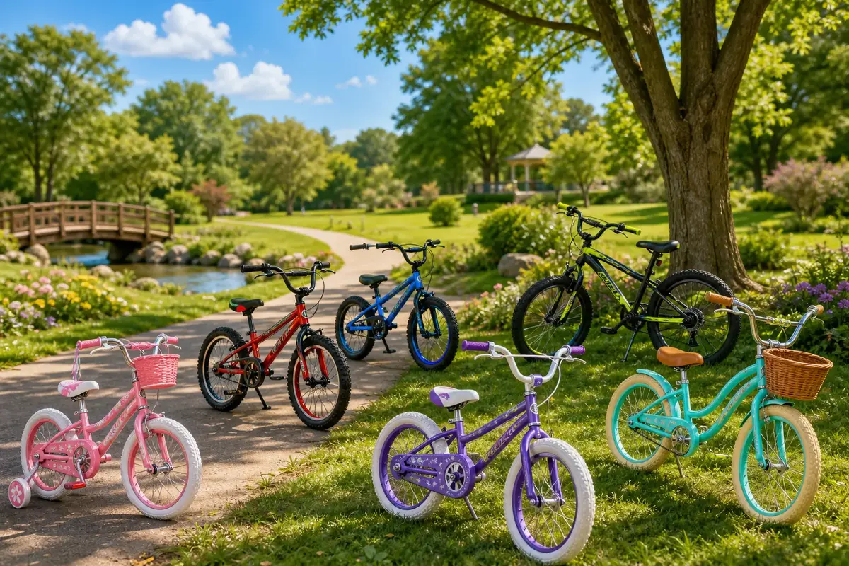 Upptäck Monark barncykel som får barn att le illustration