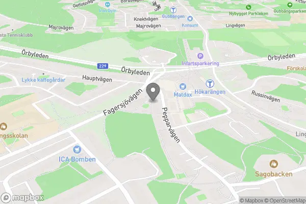 Olssons Cykelverkstad - Farsta karta