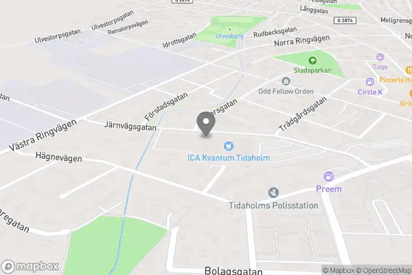 Simons Cykel & Motorservice AB - Tidaholm karta