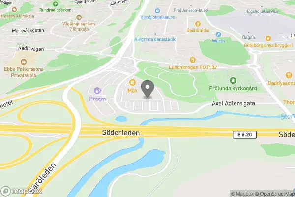 Sportson Järnbrott - Västra Frölunda karta