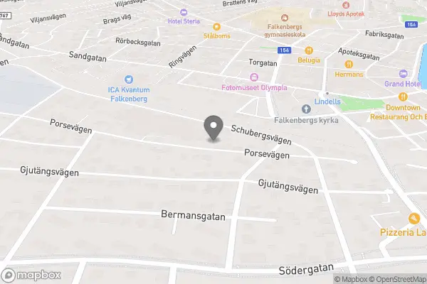 Ullared & Falkenbergs Cykelservice/Verkstad - Falkenberg karta