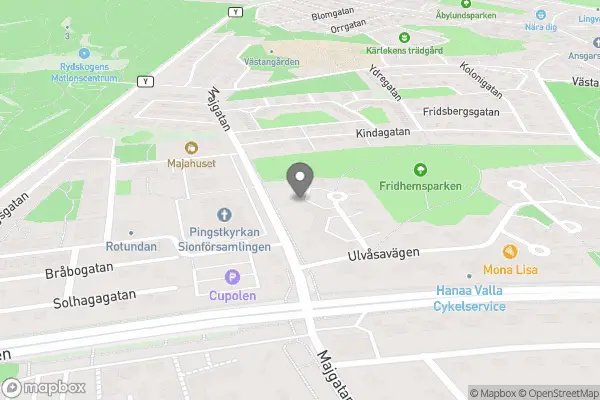 Valla Cykelservice - Linköping karta